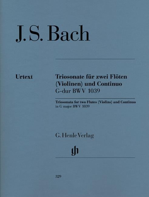 Triosonate G-Dur BWV1039
